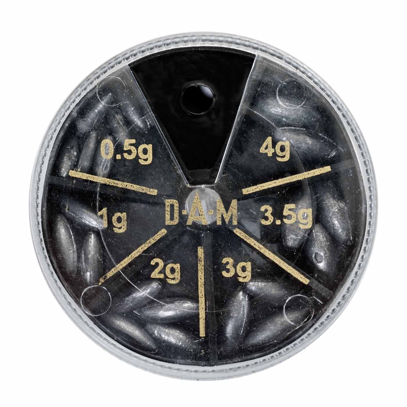 8004080_olive_lead_dispenser DAM Olive Lead Dispenser 80g 0,5-4,0g