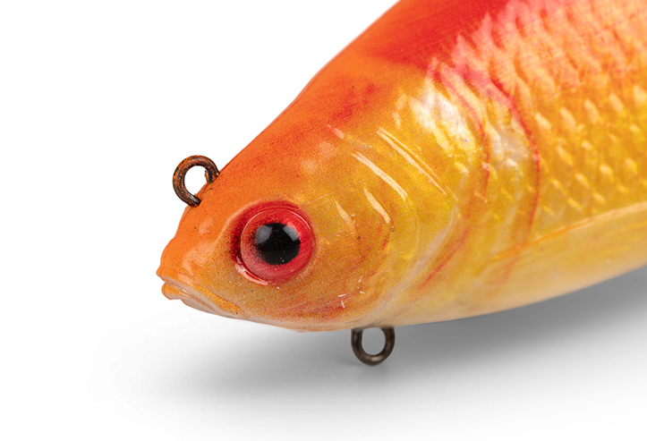 Fox Rage Ultra Realistic Replicant Roach 18cm 83g Golden Roach – Bild 2, angelköder, fisch-lure, farbverlauf, orange, auge
