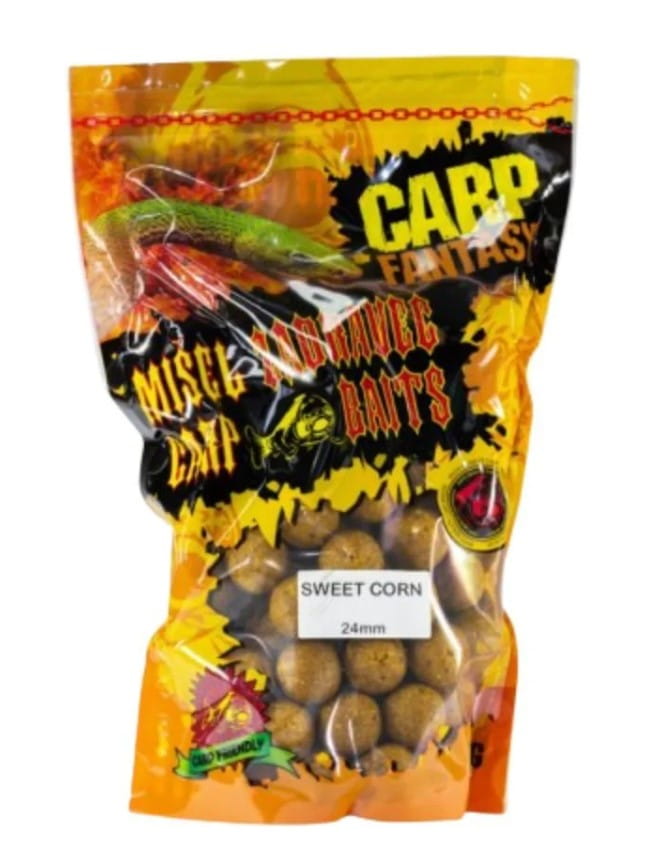 Zadravec Baits Carp Fantasy Boilies Édes Kukorica 24 mm 1 kg