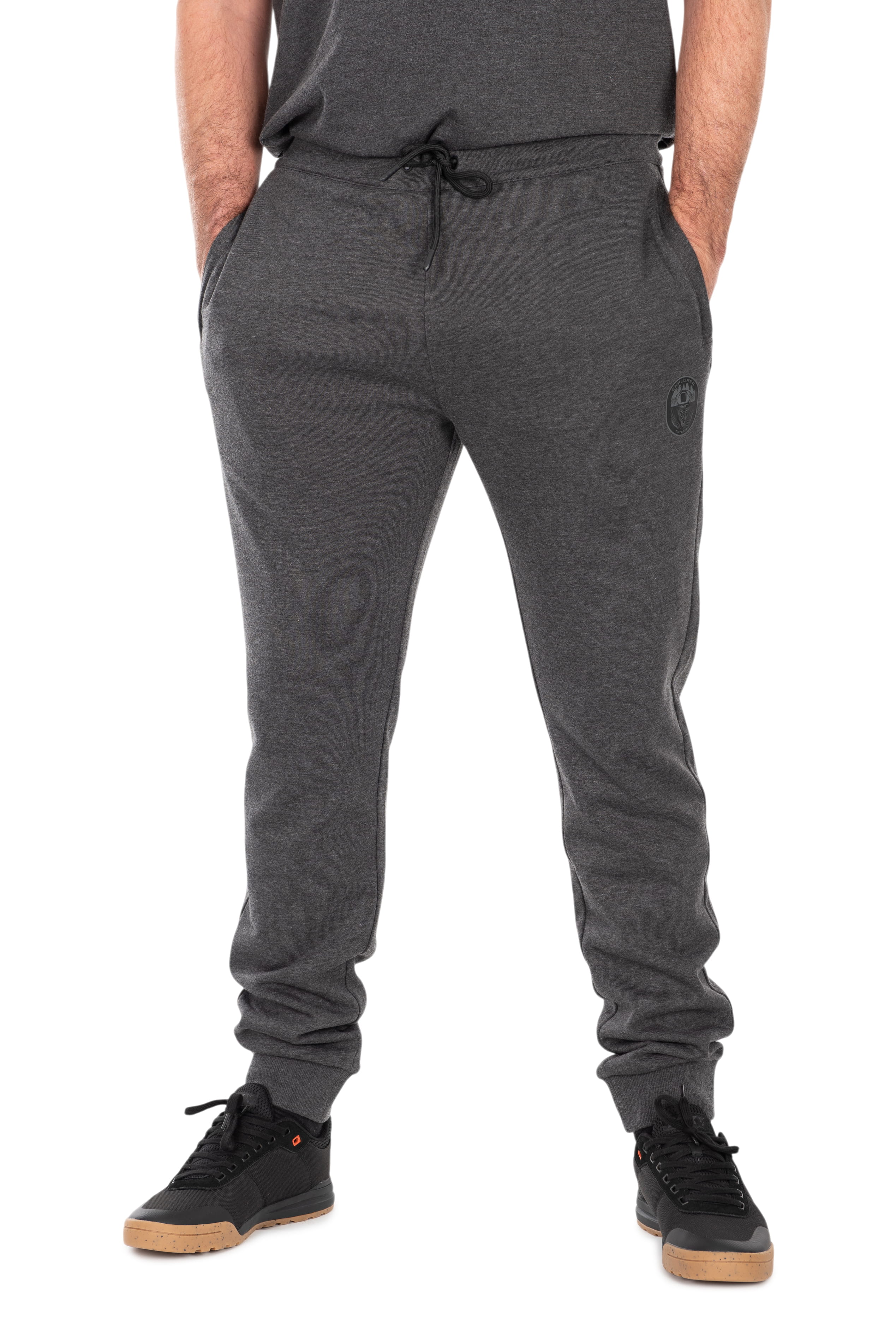 Sweatpants, Joggers, Dunkelgrau, Kordelzug, Taschen
