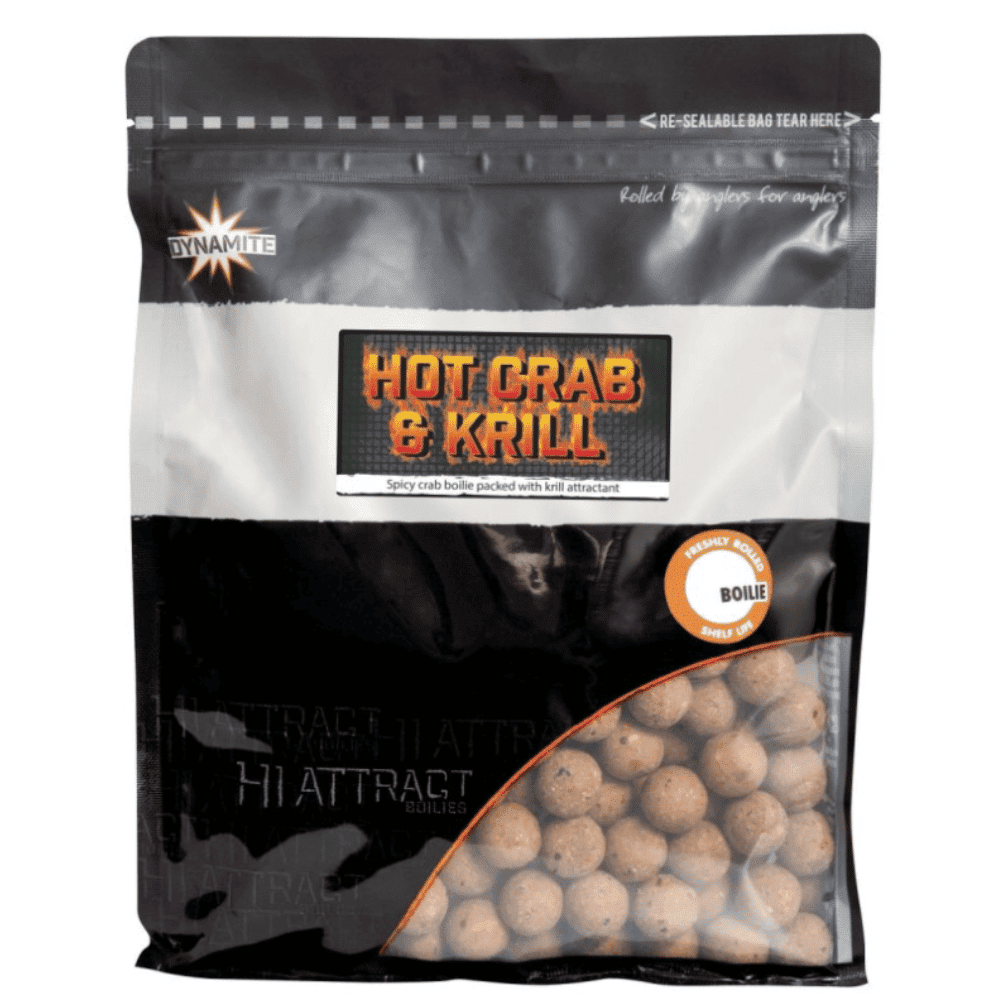 Dynamite-Hot-Crab-and-krill Dynamite Baits Boilies Hot Crab & Krill 20 mm 1,8 kg