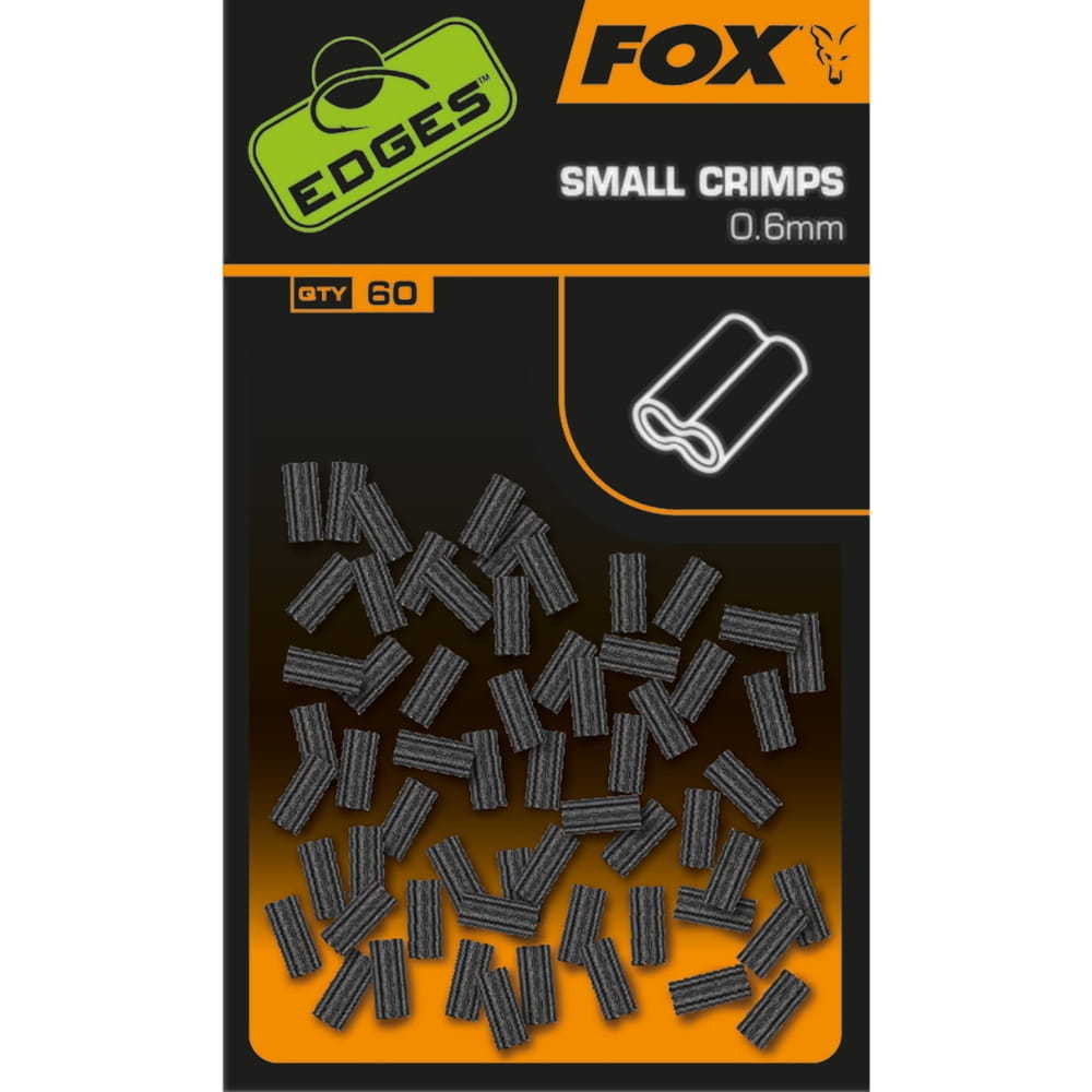 Fox-Edges-Crimps-Klemmhulsen-2 Fox Edge Small Cimps 0,6 mm 60 Stück