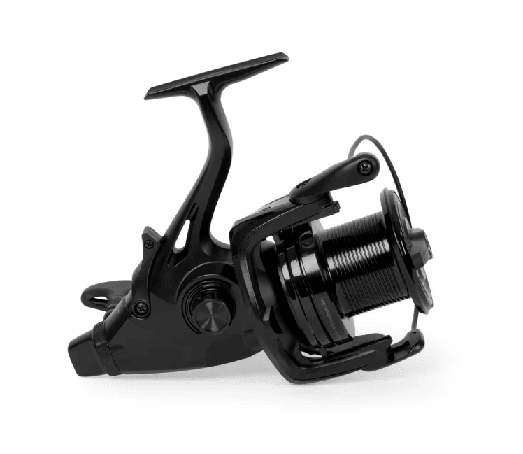 Angeln reel, Spaulen, Bremse, Kunststoff, Schwarz