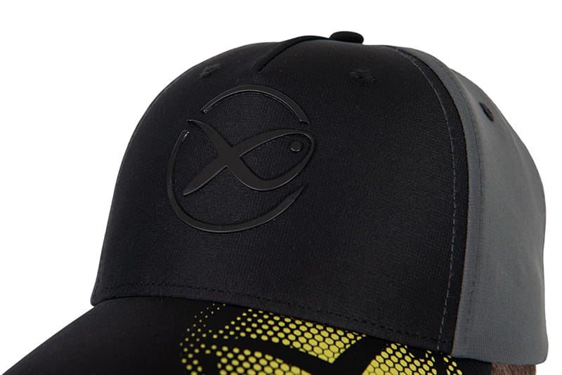Cap, Baseballcap, Schwarz, Meshmuster, Logo-Detail