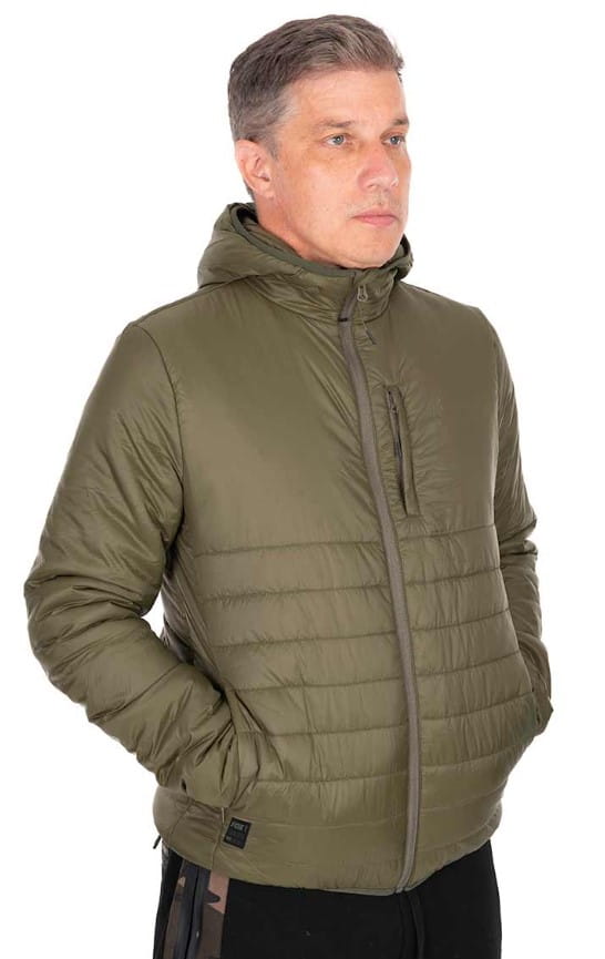 Fox Olive Quilted 100 Jacket M Mantel, Jacke, Erwachsener, Mann, Person