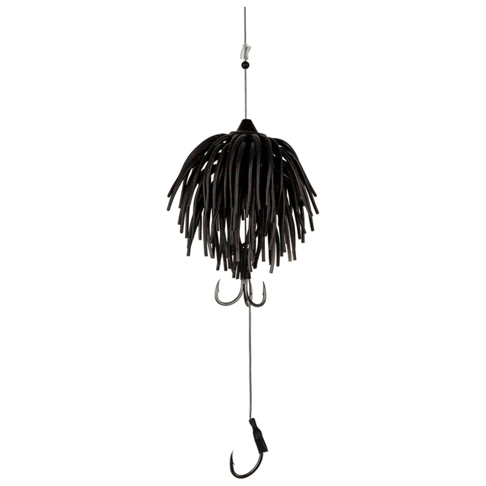 Black Cat Real Worm Teaser Black Red Flash 160g