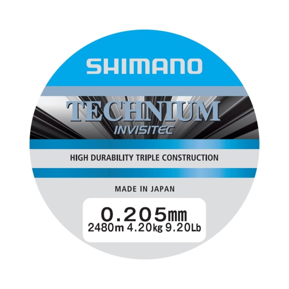 Shimano Technium Invisitec 2480m 0,205 mm 4,20 kg