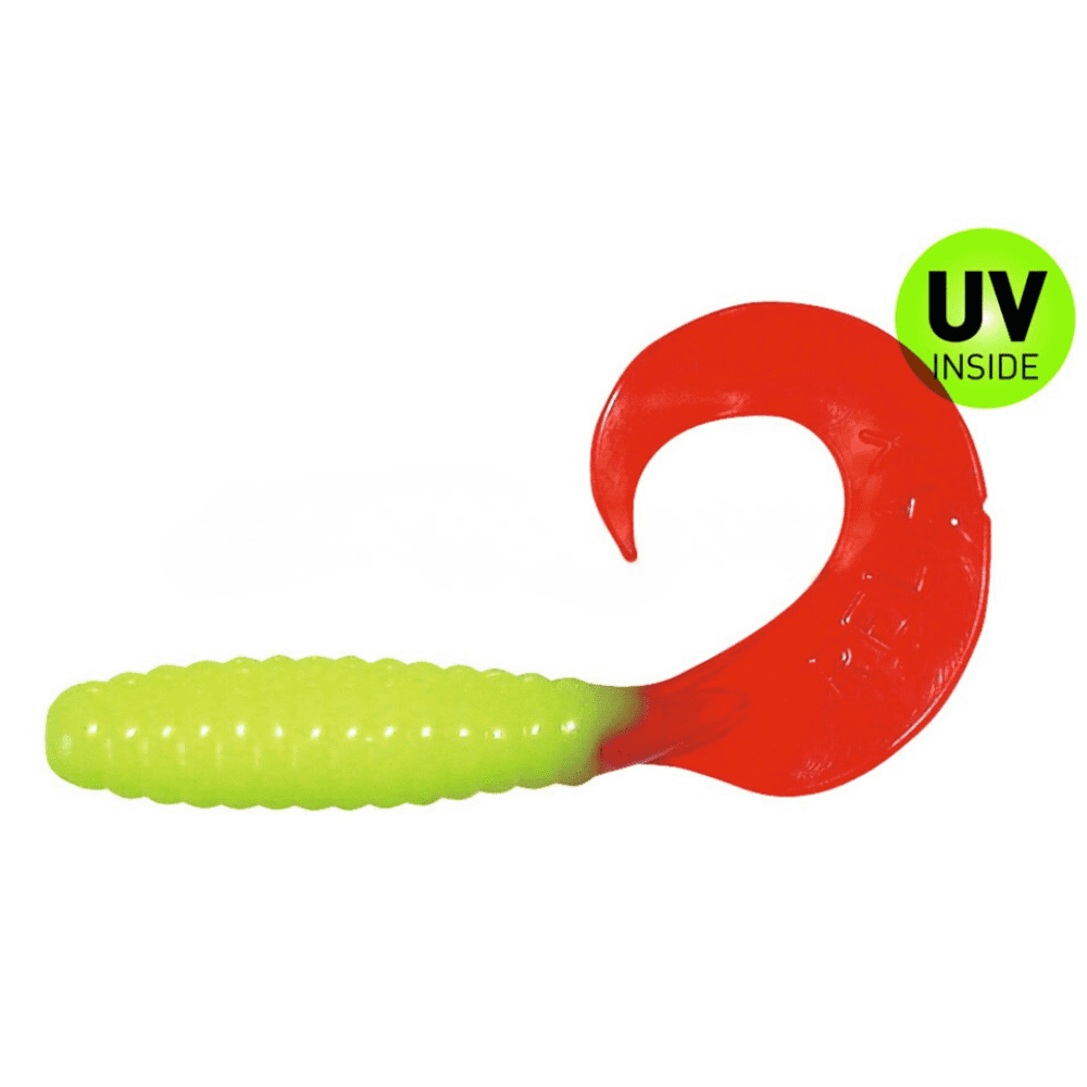 Gummiwurm, Angelhaken-Gliederung?, Köder?, Gummi-Langhaken, UV-inside