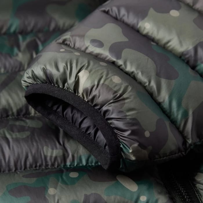 Trakker TechPro Camo Base XP - XXL – Bild 6, Steppjacke, Tarnmuster, Dunkelgrau, Stehkragen, Reißverschluss