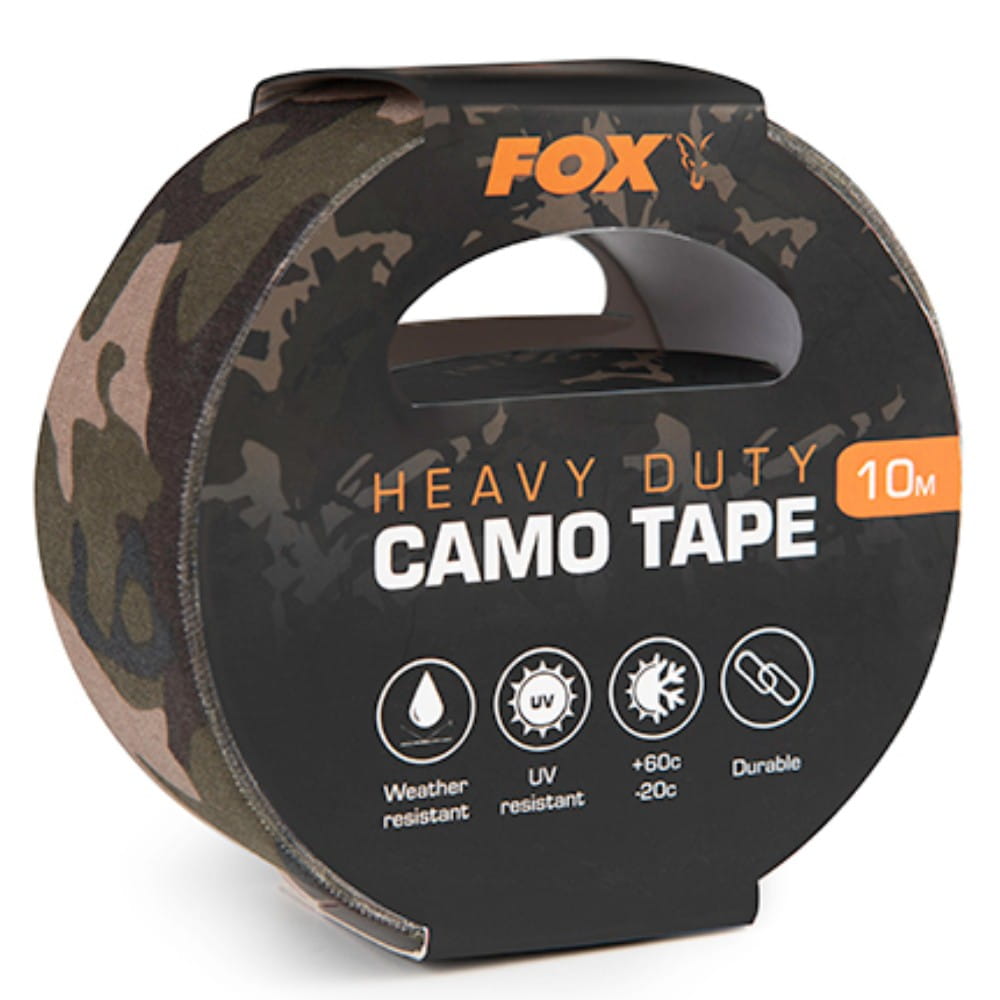 Fox-Camo-Tape-10-m-x-5-cm-CTL010 Fox Camo Tape Bandă adezivă din material textil de 10 mx 5 cm