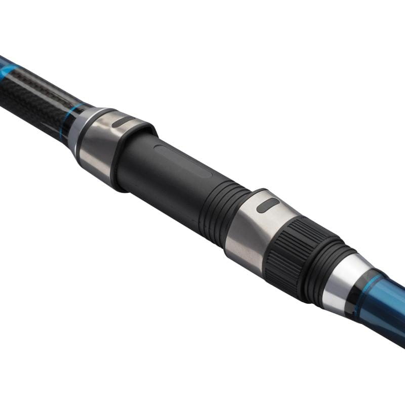 fishing rod, reel section, carbon fiber, metal collar, grip