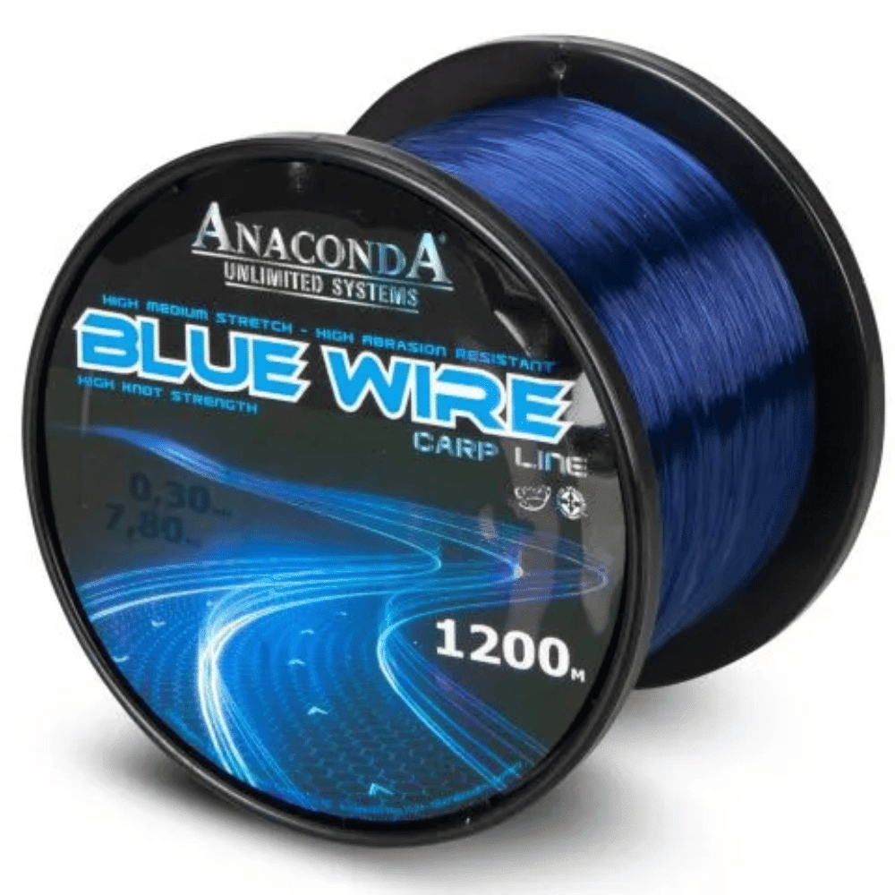 Blue fishing line, Braidte Linie, 1200 m, Karpfen-Linie, hohe Festigkeit