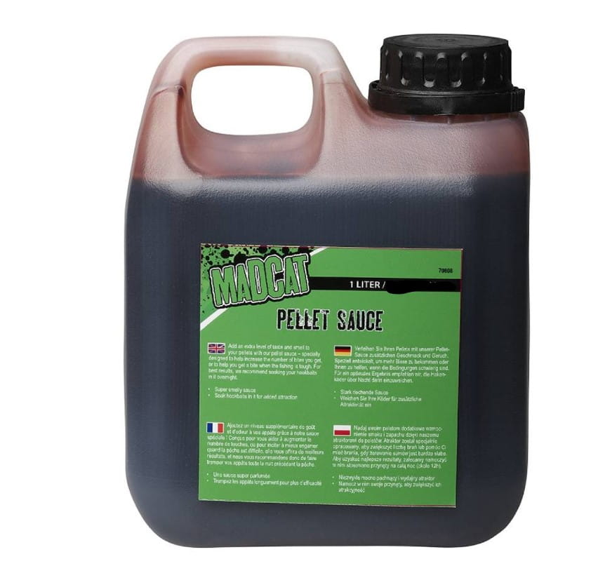 DAM Madcat Pellet Sauce Halibut 1 Liter Kanne, Flasche
