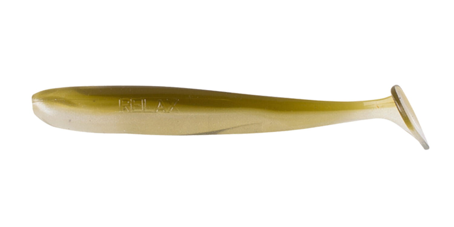 Relax Bass Shad 13 cm (4,5") alb perlat/verde 2 buc Baseball, Baseballschläger, Sport