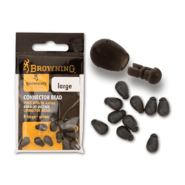 Browning Connector Bead Verde 10 piezas Grande
