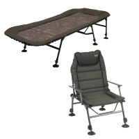 DAM Camo Flatbed Alu 6 Legs + Anaconda Magist Chair DAM Camo Flatbed Alu 6 Legs + Anaconda Magist Chair