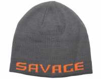 Savage Gear Logo Beanie Grey/Orange Neu 2022
