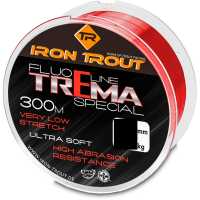 Trucha Hierro Trema Especial 0,22 mm 4,10 kg 300 Metro Rojo Fluo