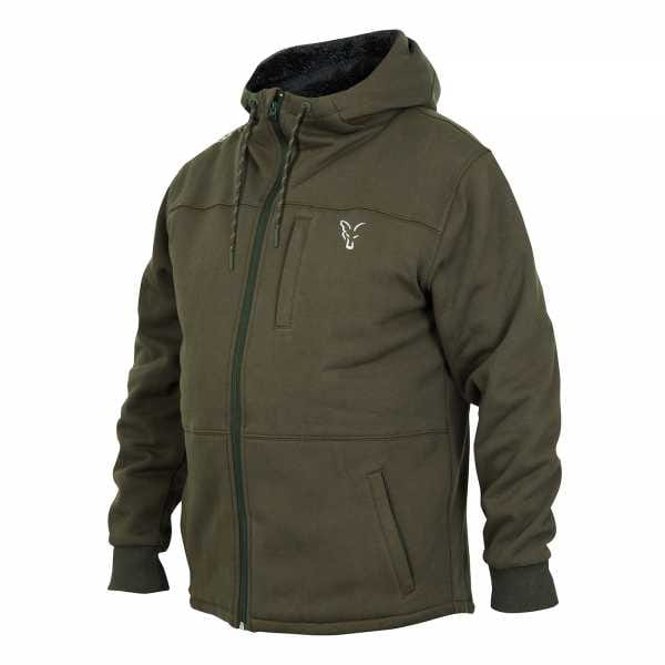 Fox Collection Green / Silver Sherpa hoodie